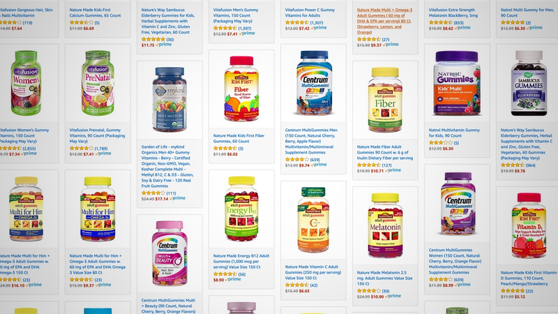 Gold Box de vitaminas | AmazonGráfico: Shep McAllister